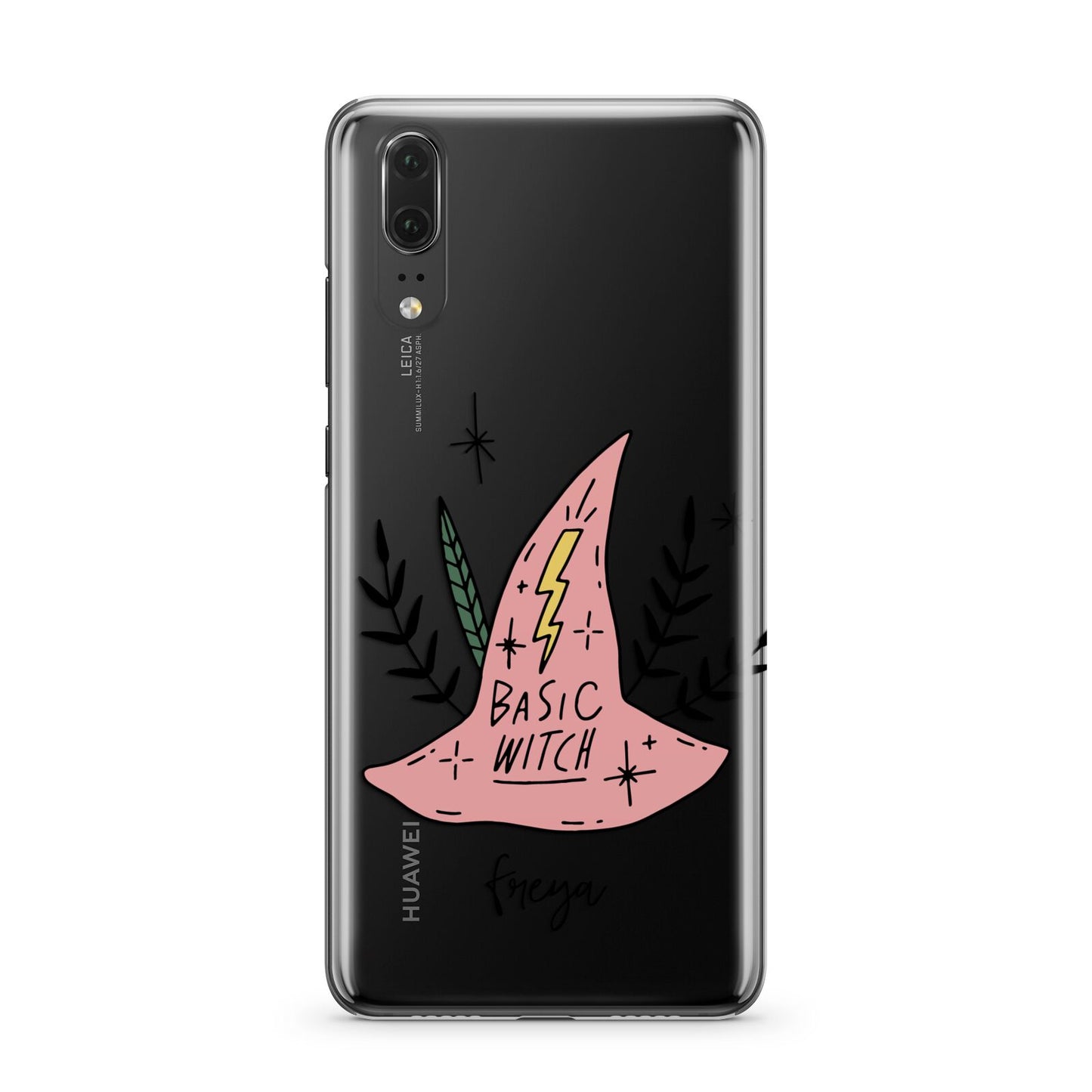 Basic Witch Hat Personalised Huawei P20 Phone Case