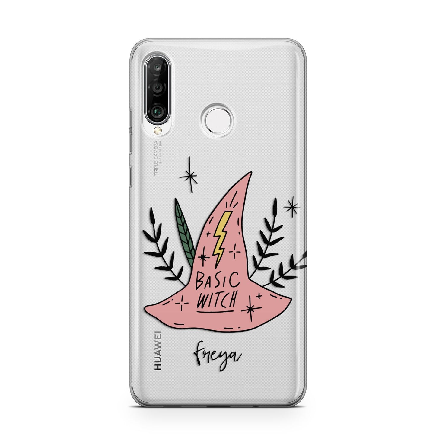 Basic Witch Hat Personalised Huawei P30 Lite Phone Case