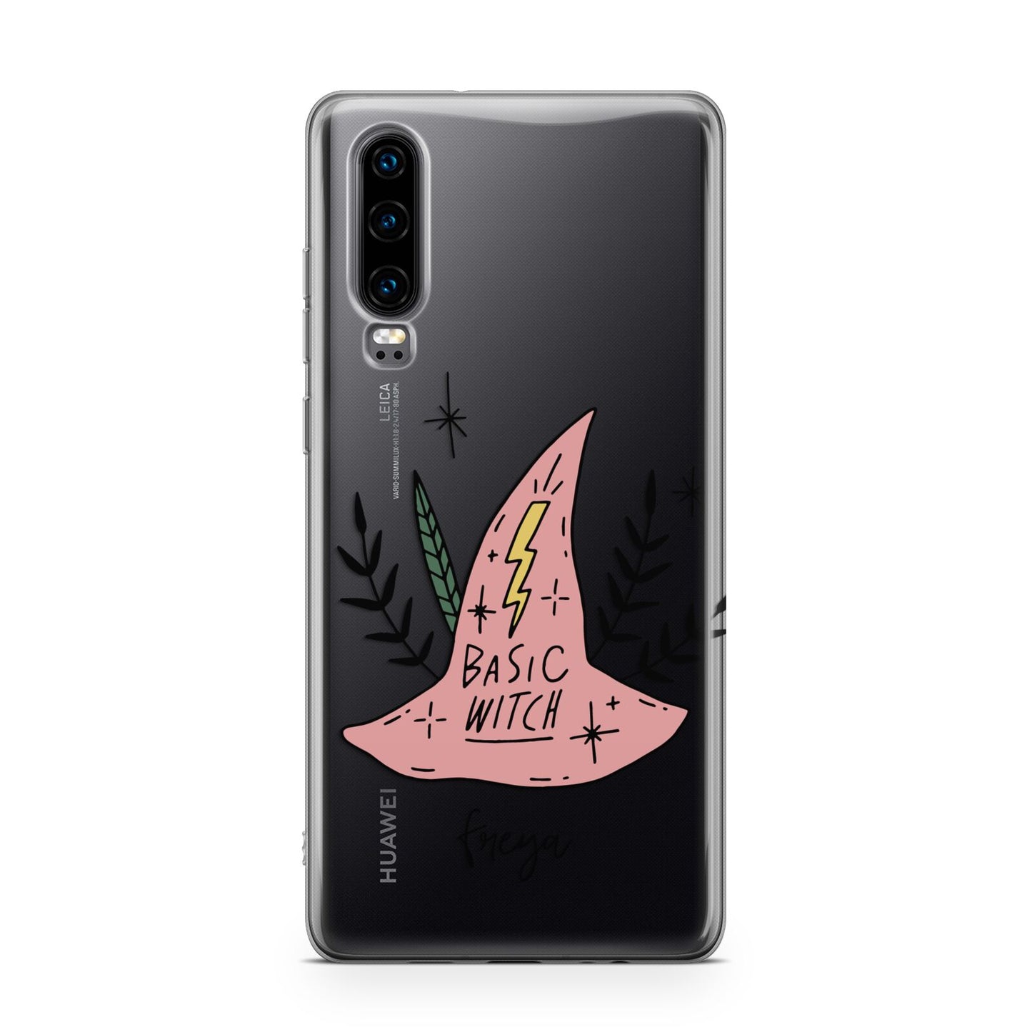 Basic Witch Hat Personalised Huawei P30 Phone Case