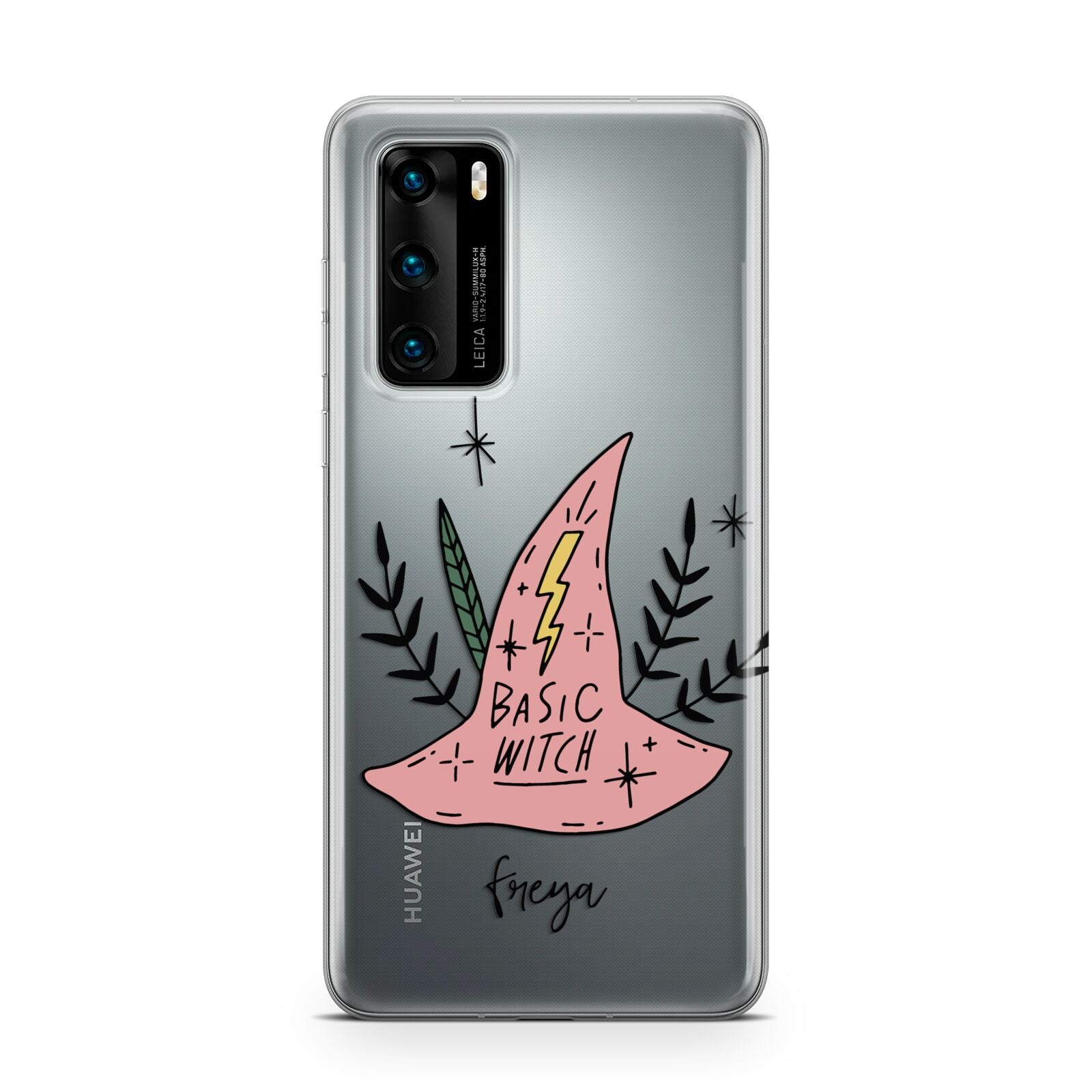 Basic Witch Hat Personalised Huawei P40 Phone Case