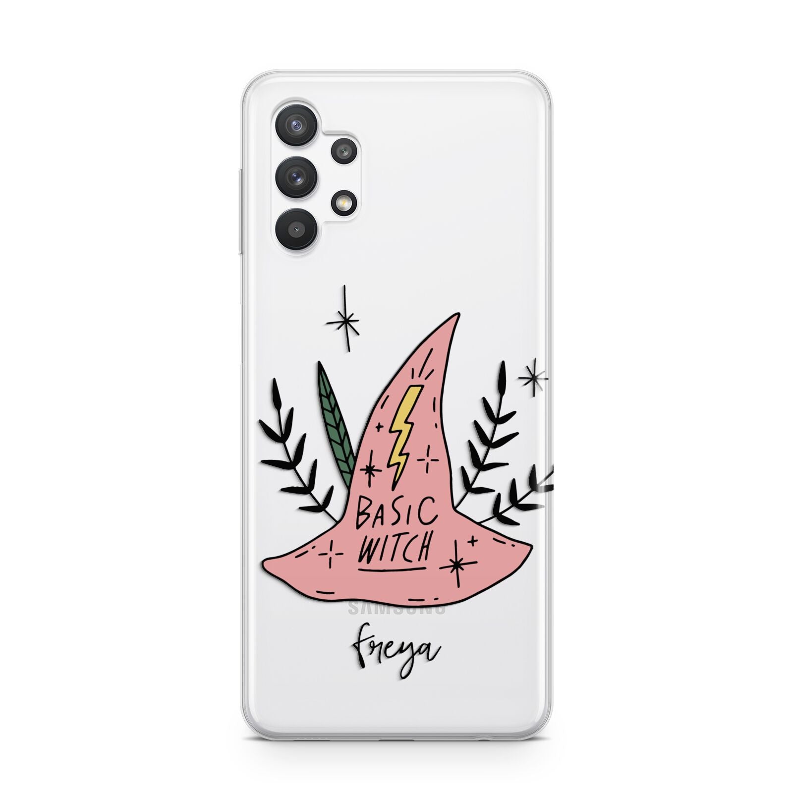 Basic Witch Hat Personalised Samsung A32 5G Case