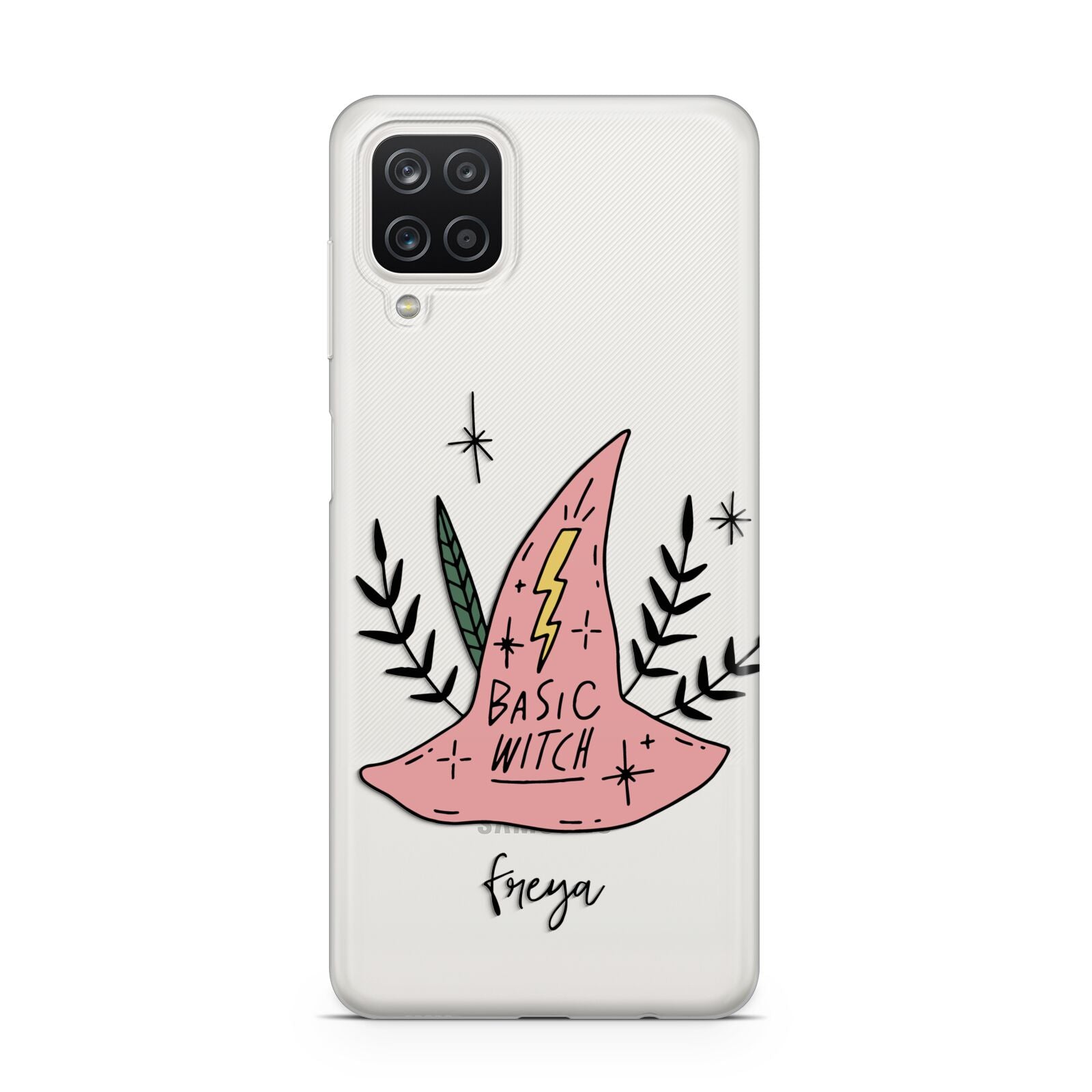 Basic Witch Hat Personalised Samsung M12 Case