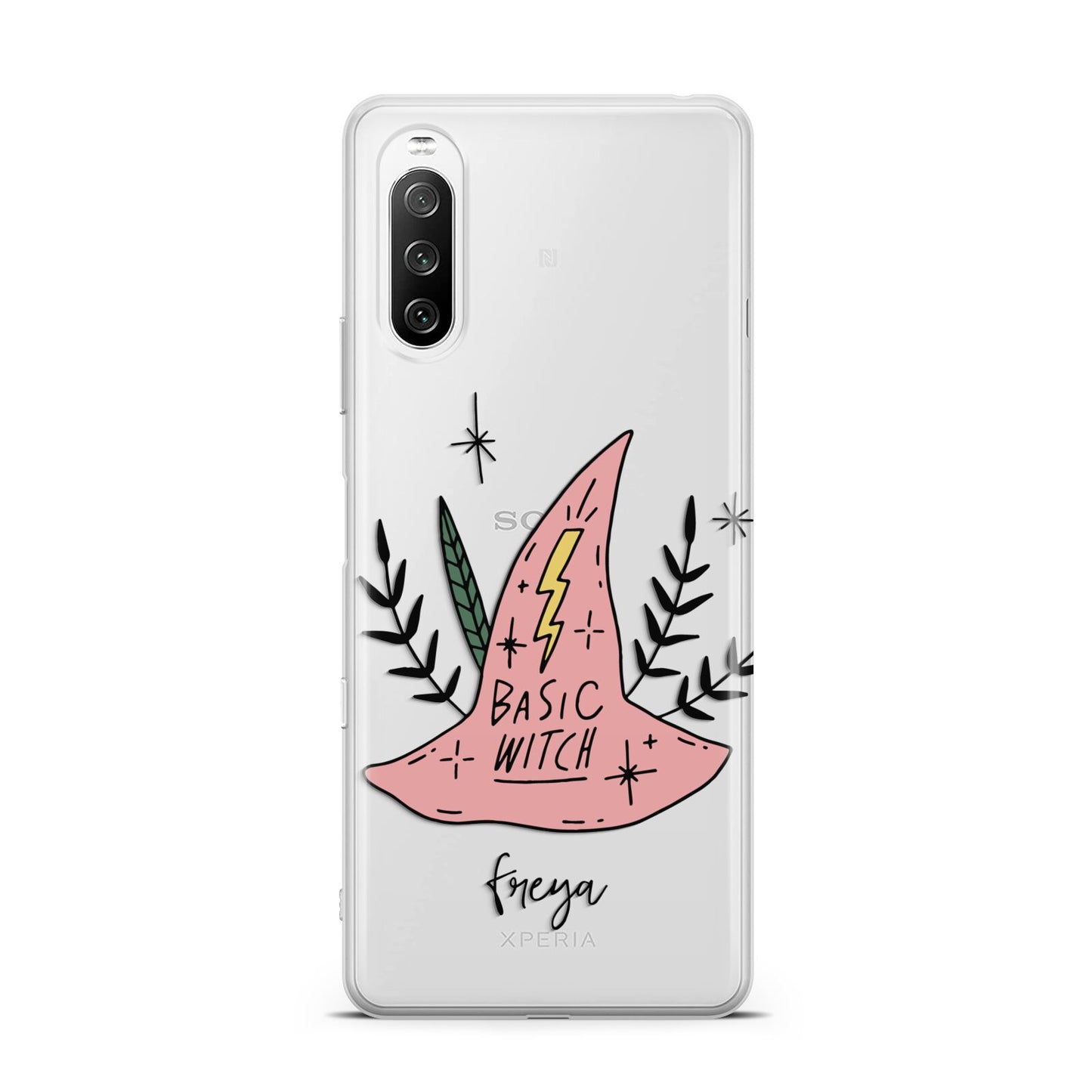 Basic Witch Hat Personalised Sony Xperia 10 III Case