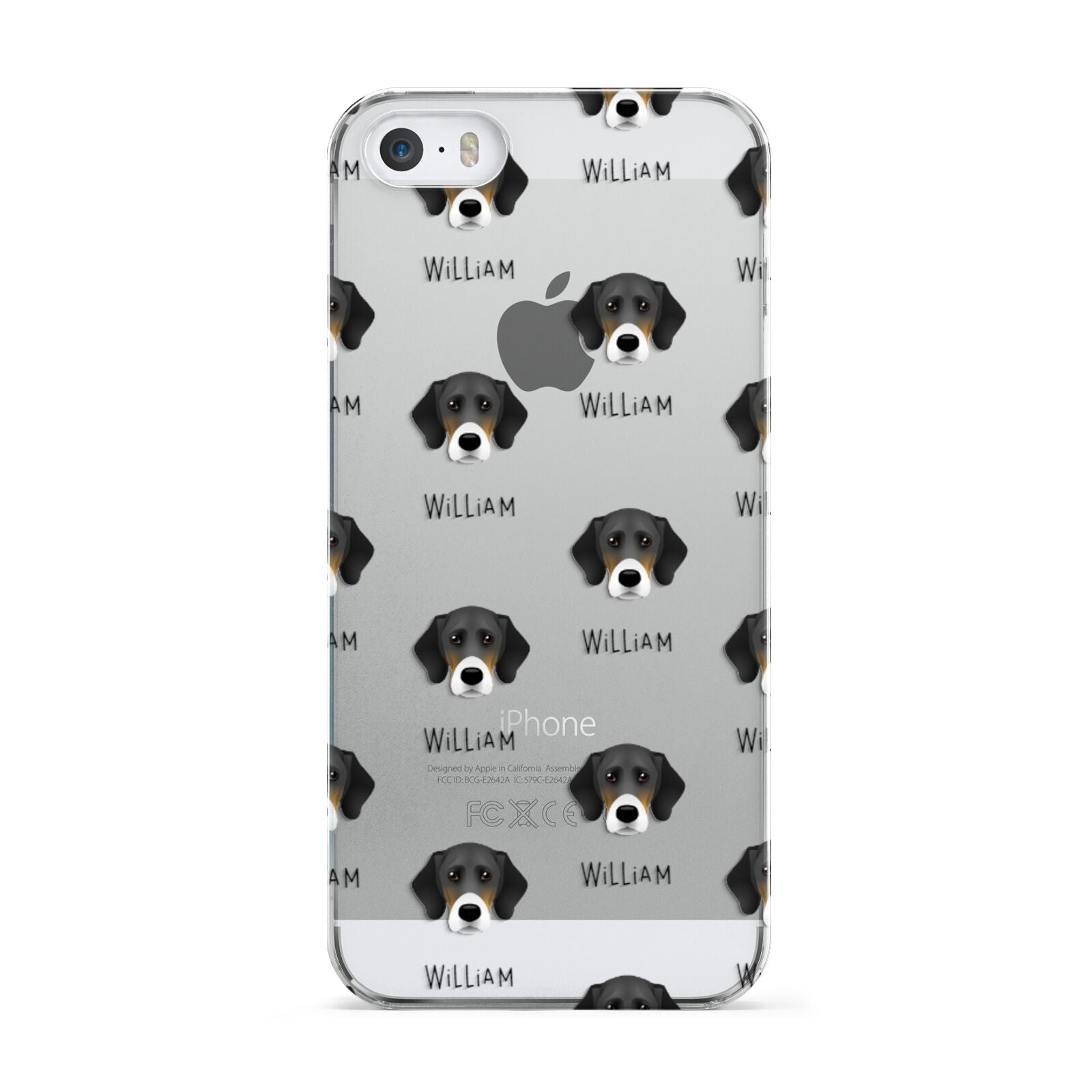 Bassador Icon with Name Apple iPhone 5 Case