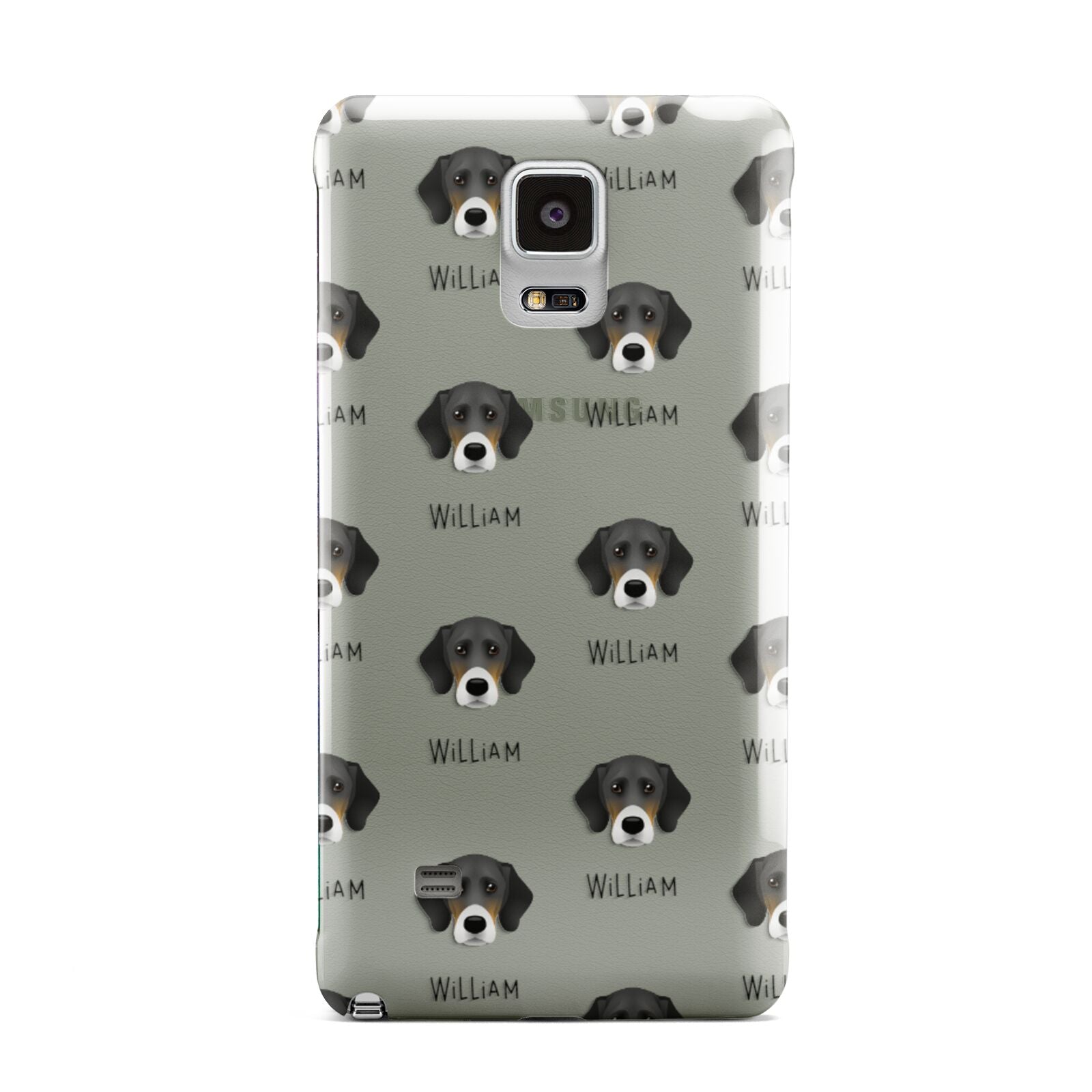 Bassador Icon with Name Samsung Galaxy Note 4 Case