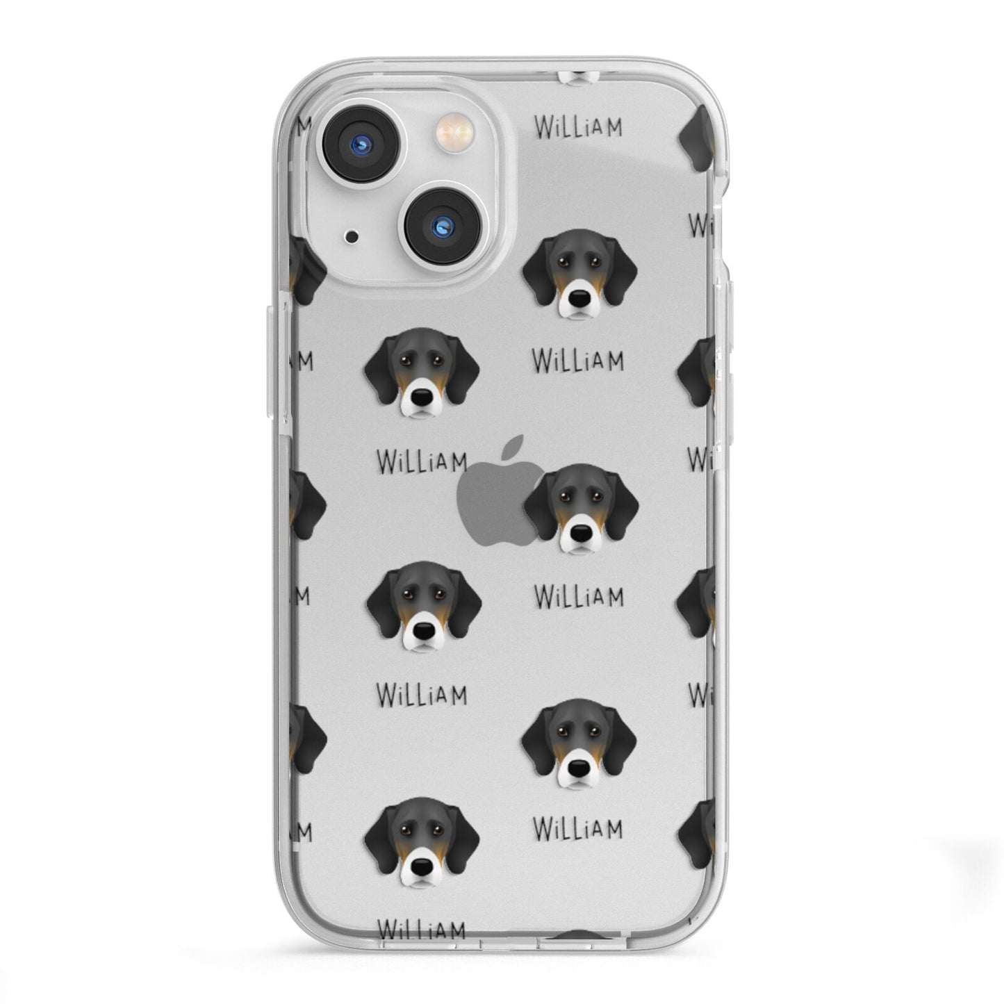 Bassador Icon with Name iPhone 13 Mini TPU Impact Case with White Edges