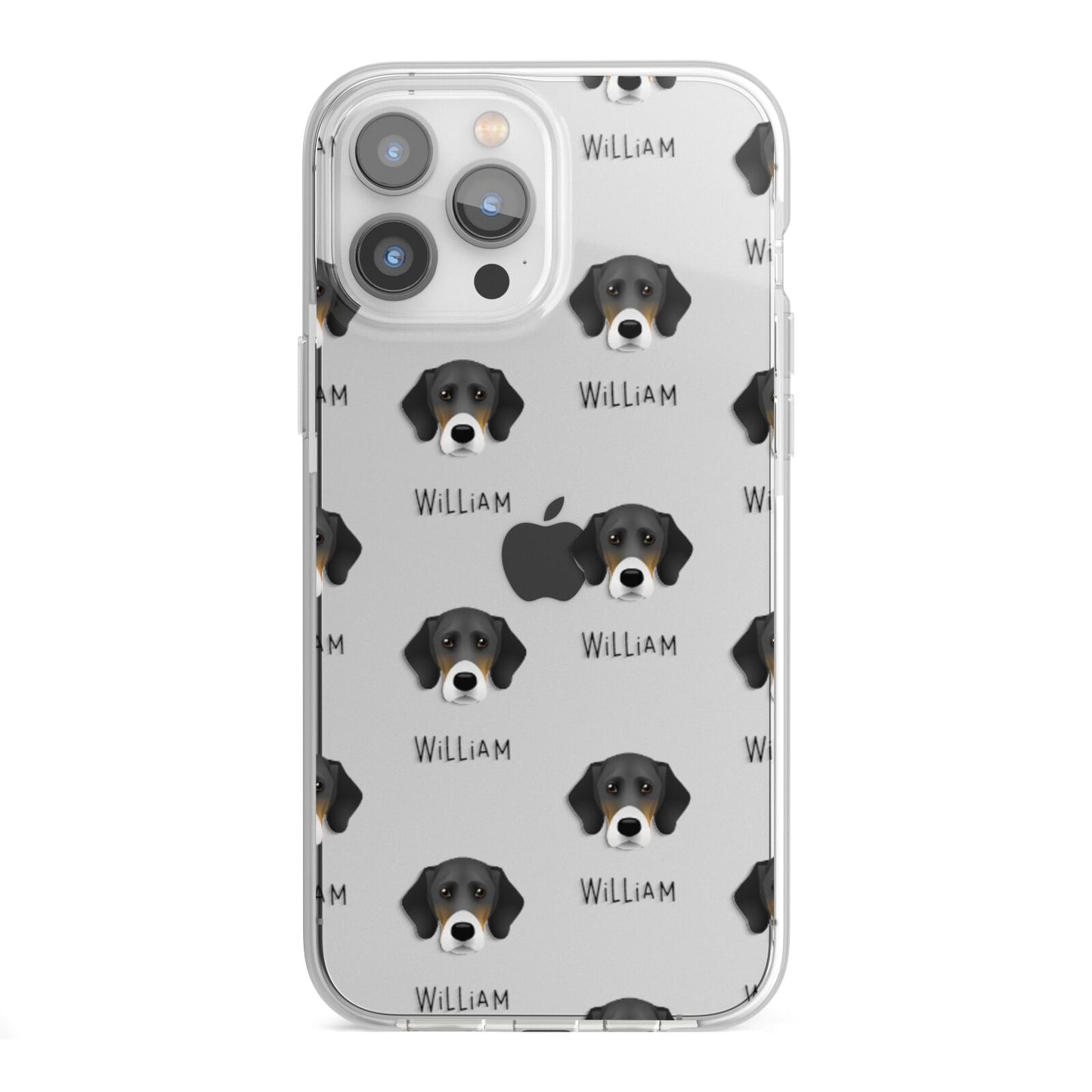 Bassador Icon with Name iPhone 13 Pro Max TPU Impact Case with White Edges