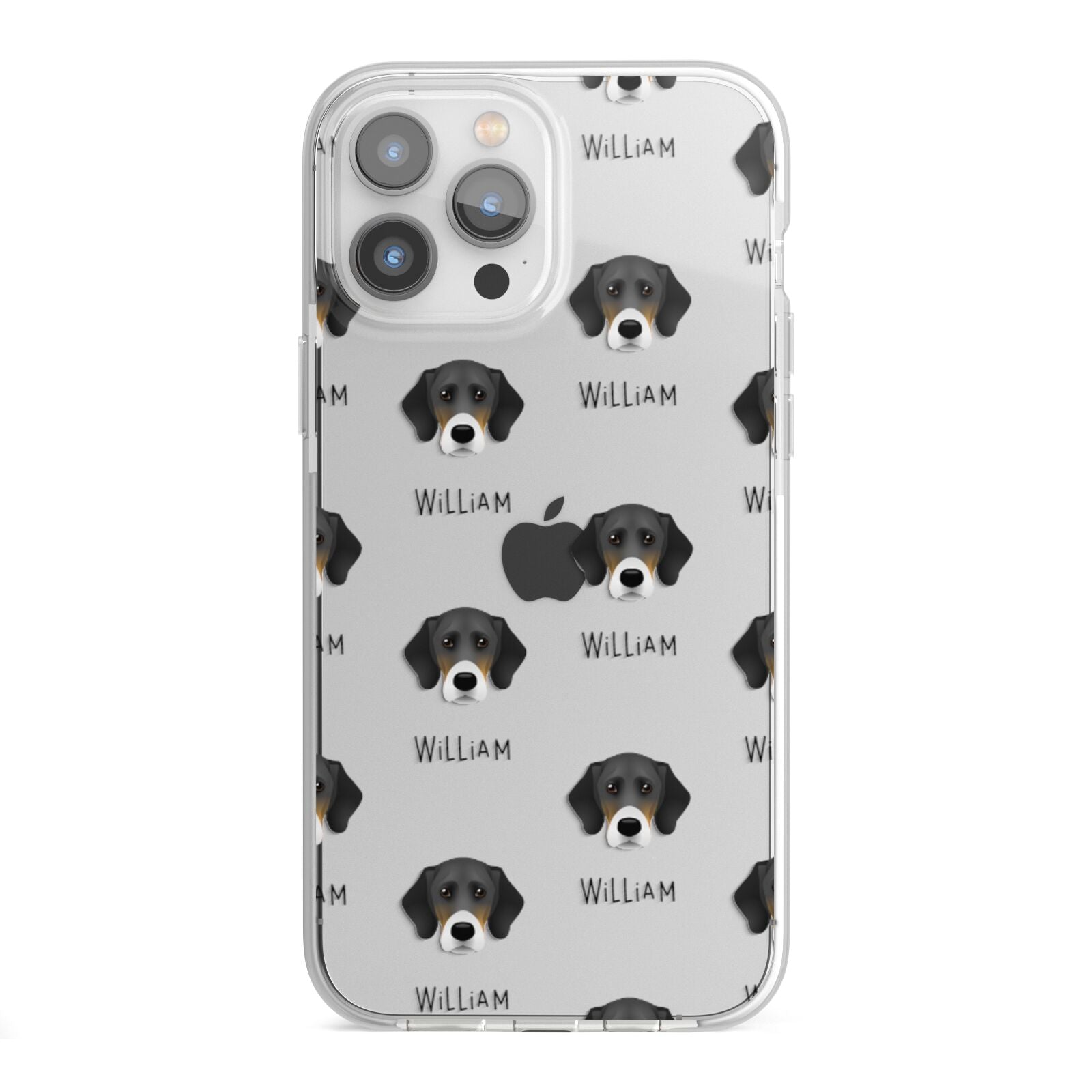 Bassador Icon with Name iPhone 13 Pro Max TPU Impact Case with White Edges