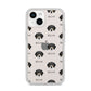 Bassador Icon with Name iPhone 14 Clear Tough Case Starlight
