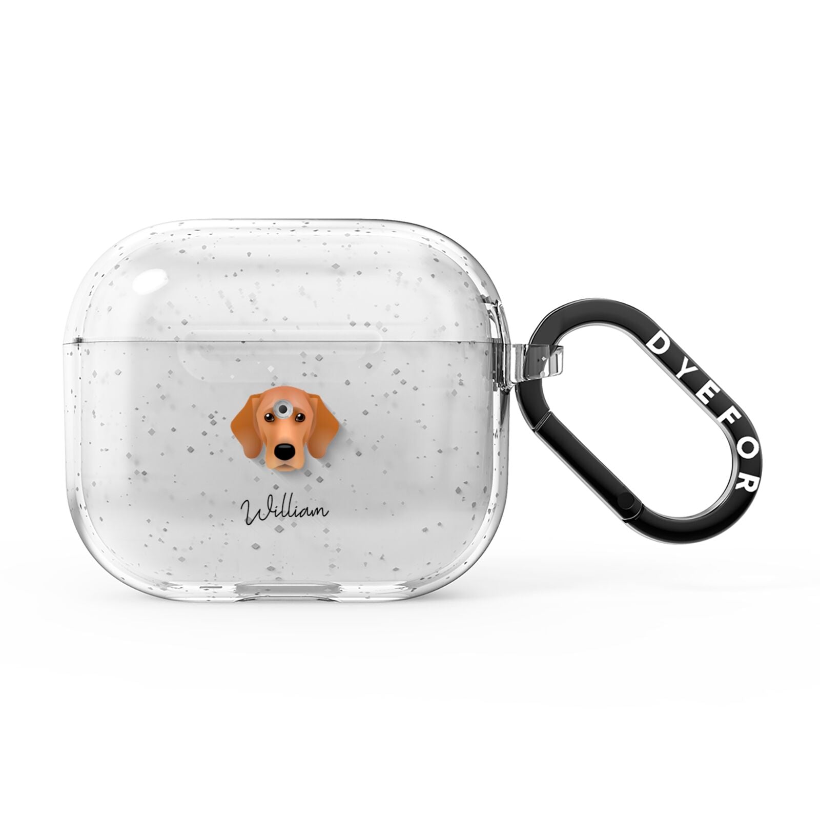 Bassador Personalised AirPods Glitter Case 3rd Gen