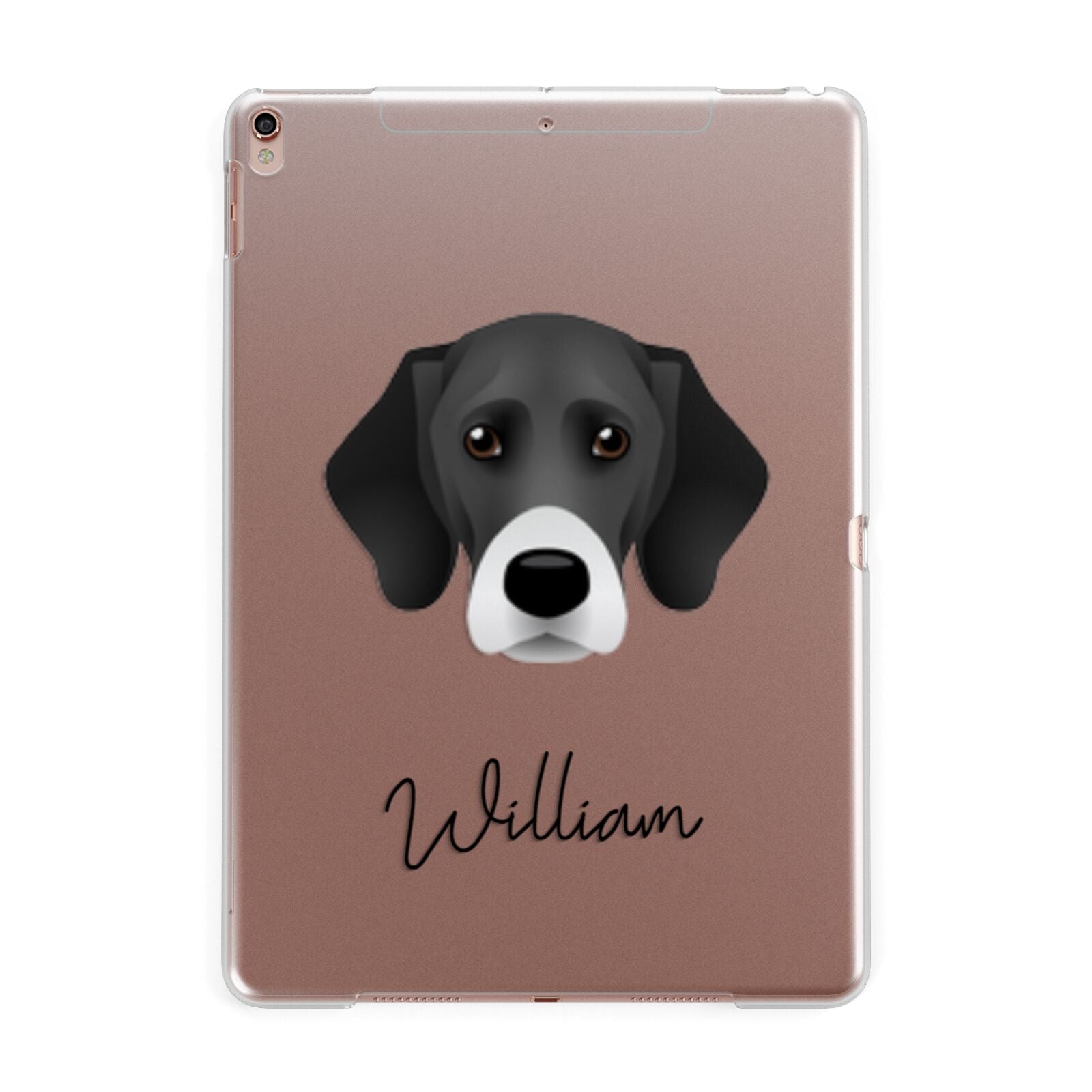 Bassador Personalised Apple iPad Rose Gold Case