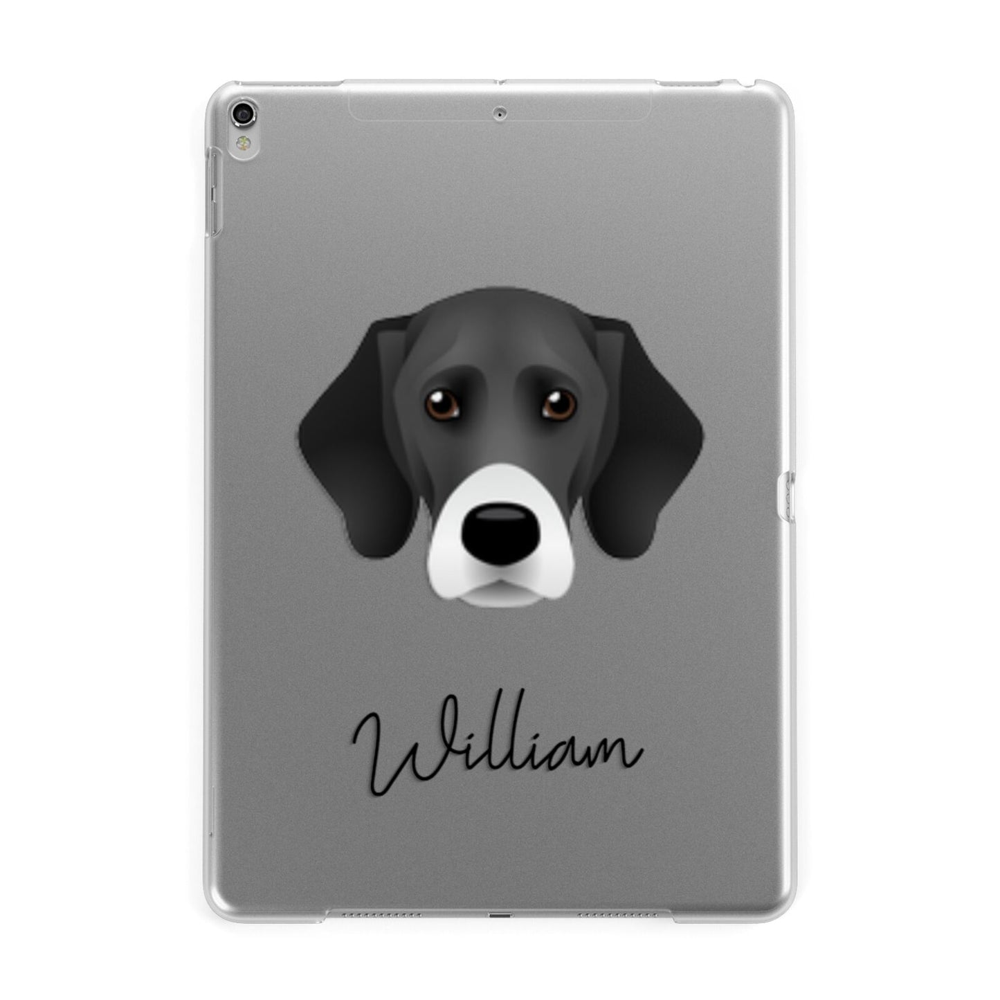 Bassador Personalised Apple iPad Silver Case