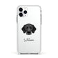 Bassador Personalised Apple iPhone 11 Pro in Silver with White Impact Case