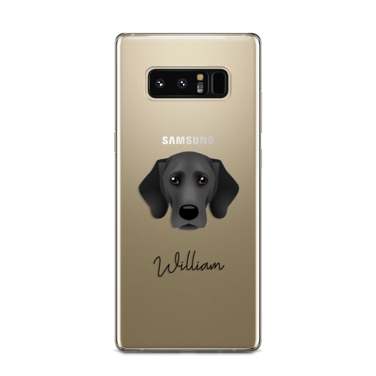 Bassador Personalised Samsung Galaxy Note 8 Case