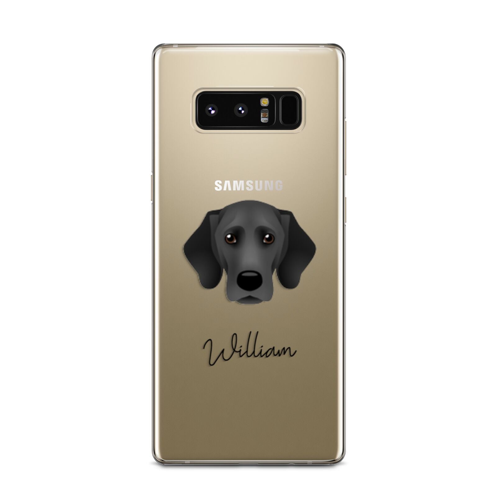 Bassador Personalised Samsung Galaxy Note 8 Case