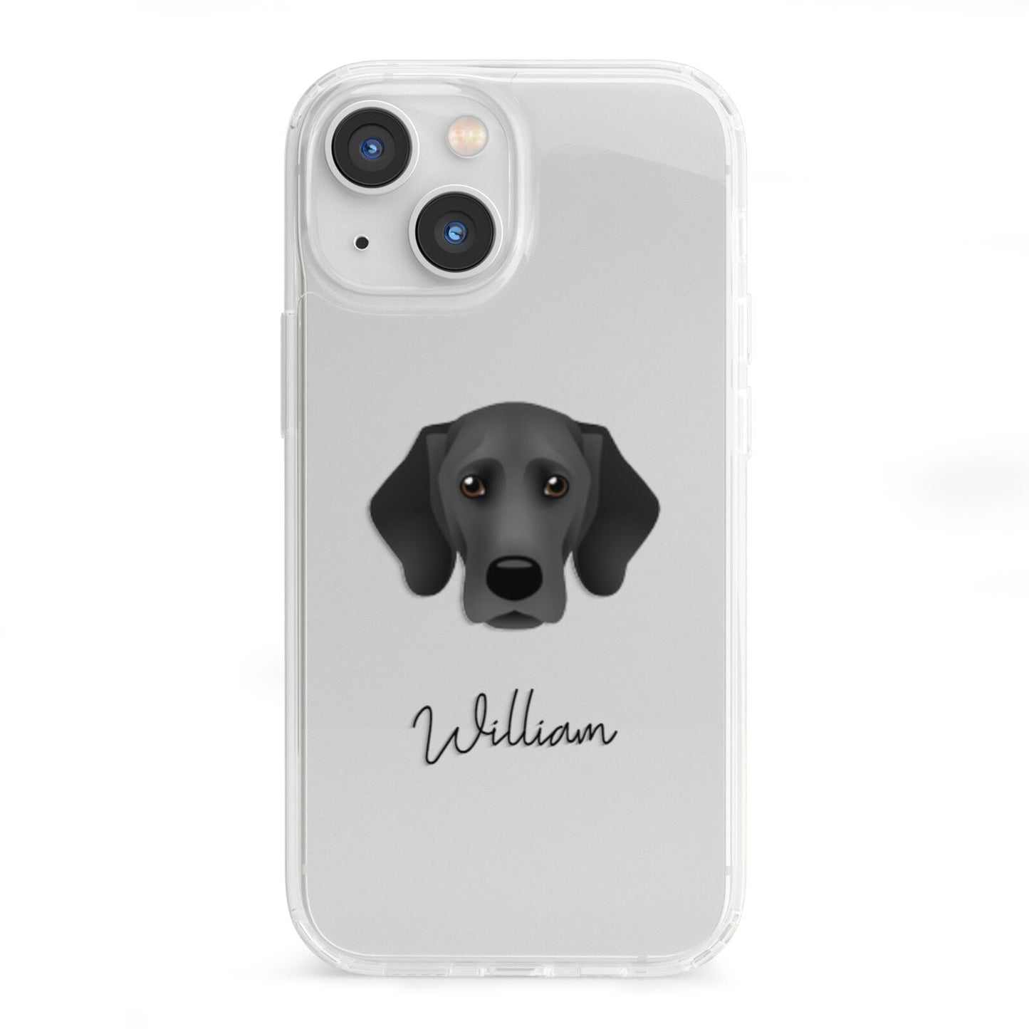 Bassador Personalised iPhone 13 Mini Clear Bumper Case