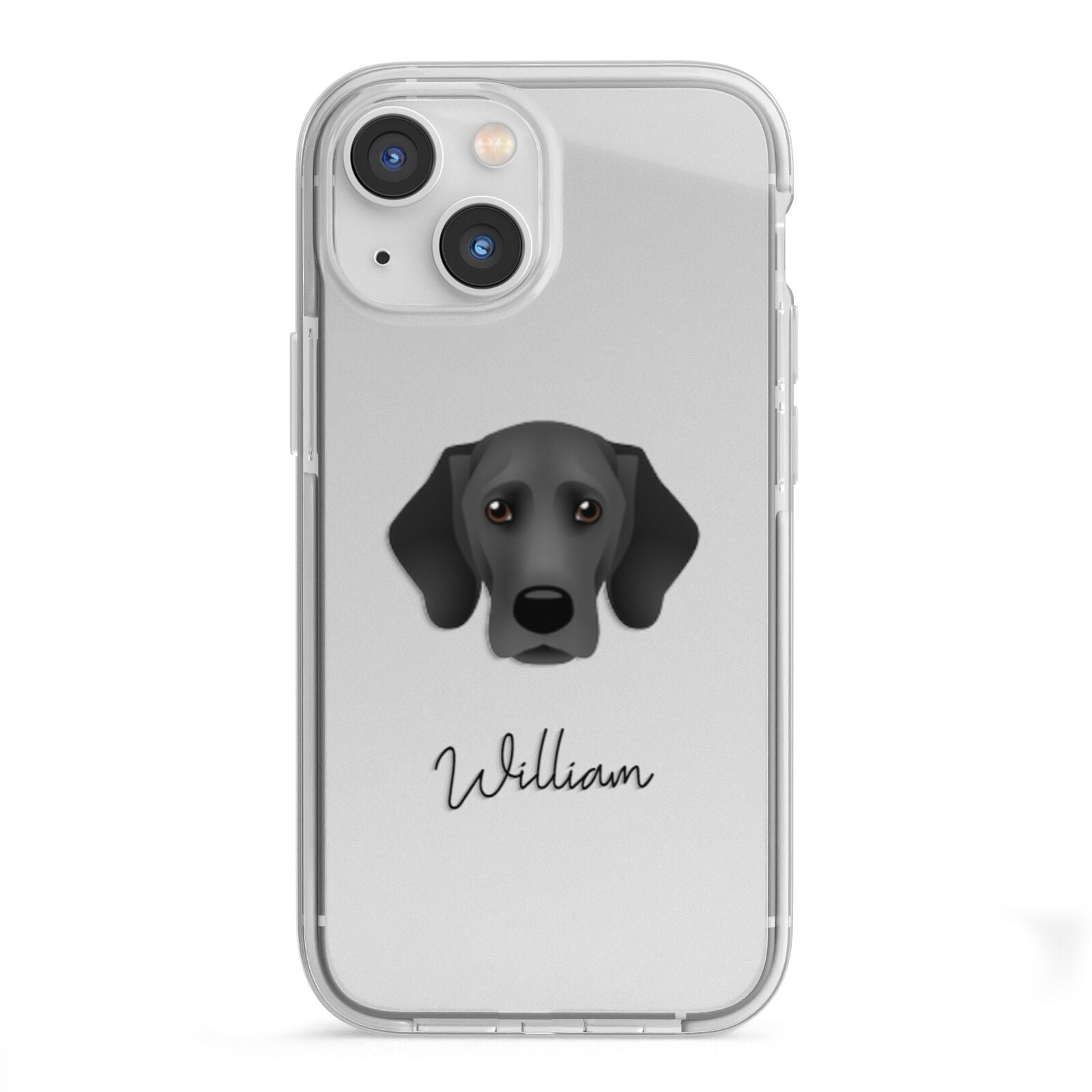 Bassador Personalised iPhone 13 Mini TPU Impact Case with White Edges