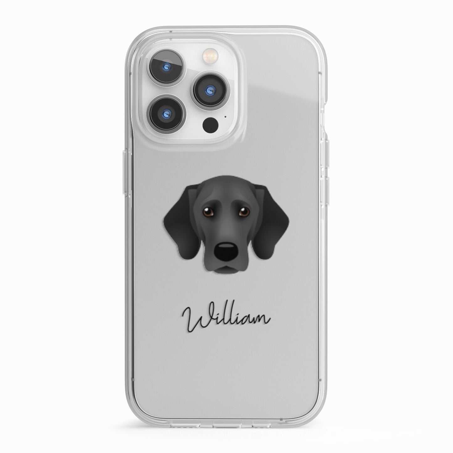 Bassador Personalised iPhone 13 Pro TPU Impact Case with White Edges