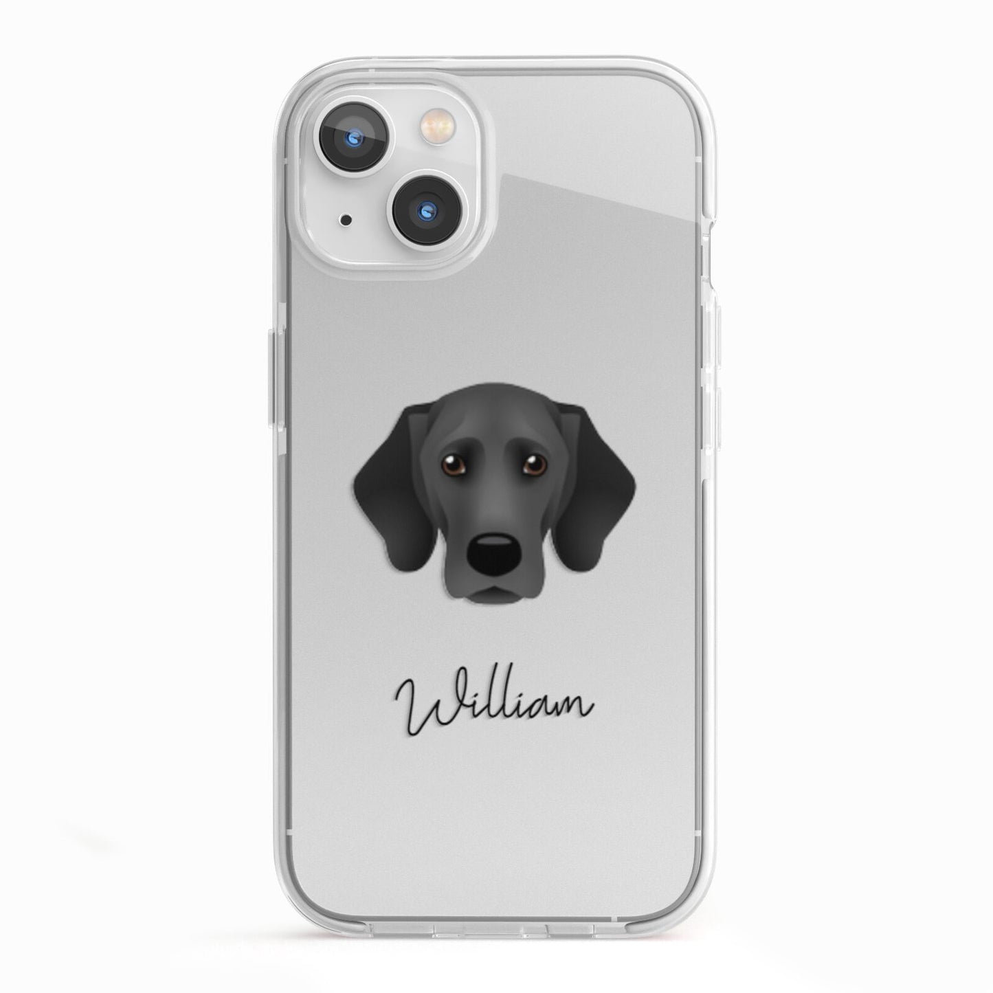 Bassador Personalised iPhone 13 TPU Impact Case with White Edges