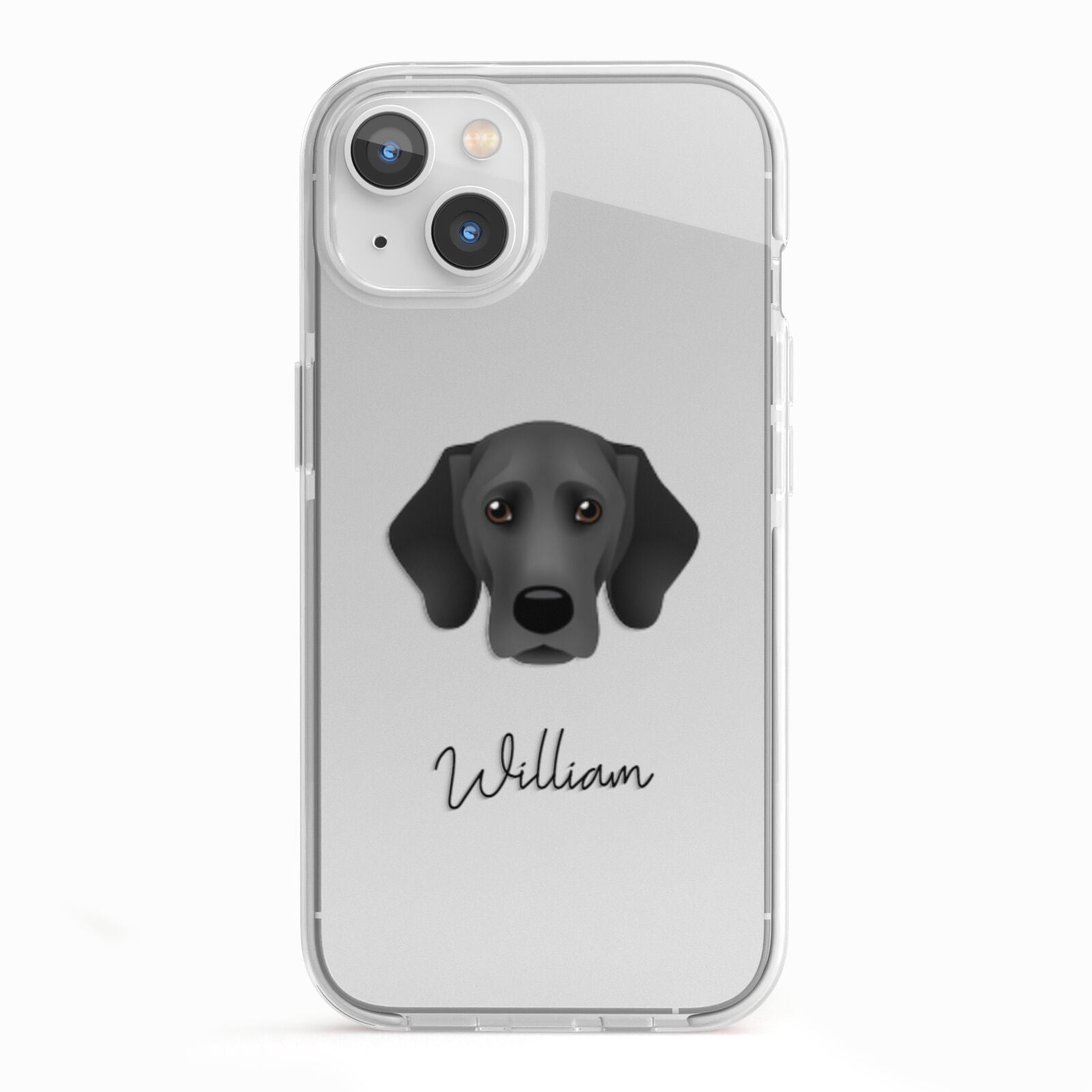 Bassador Personalised iPhone 13 TPU Impact Case with White Edges