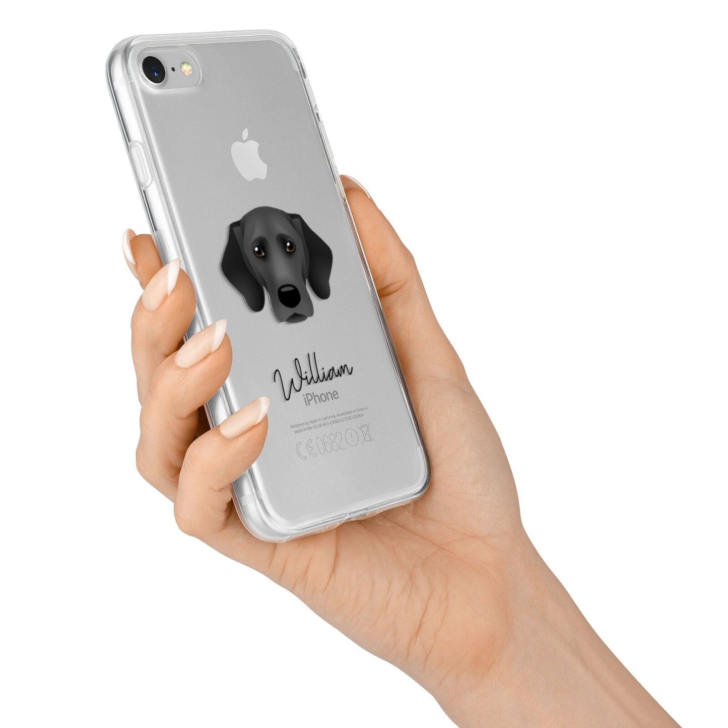 Bassador Personalised iPhone 7 Bumper Case on Silver iPhone Alternative Image