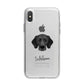 Bassador Personalised iPhone X Bumper Case on Silver iPhone Alternative Image 1