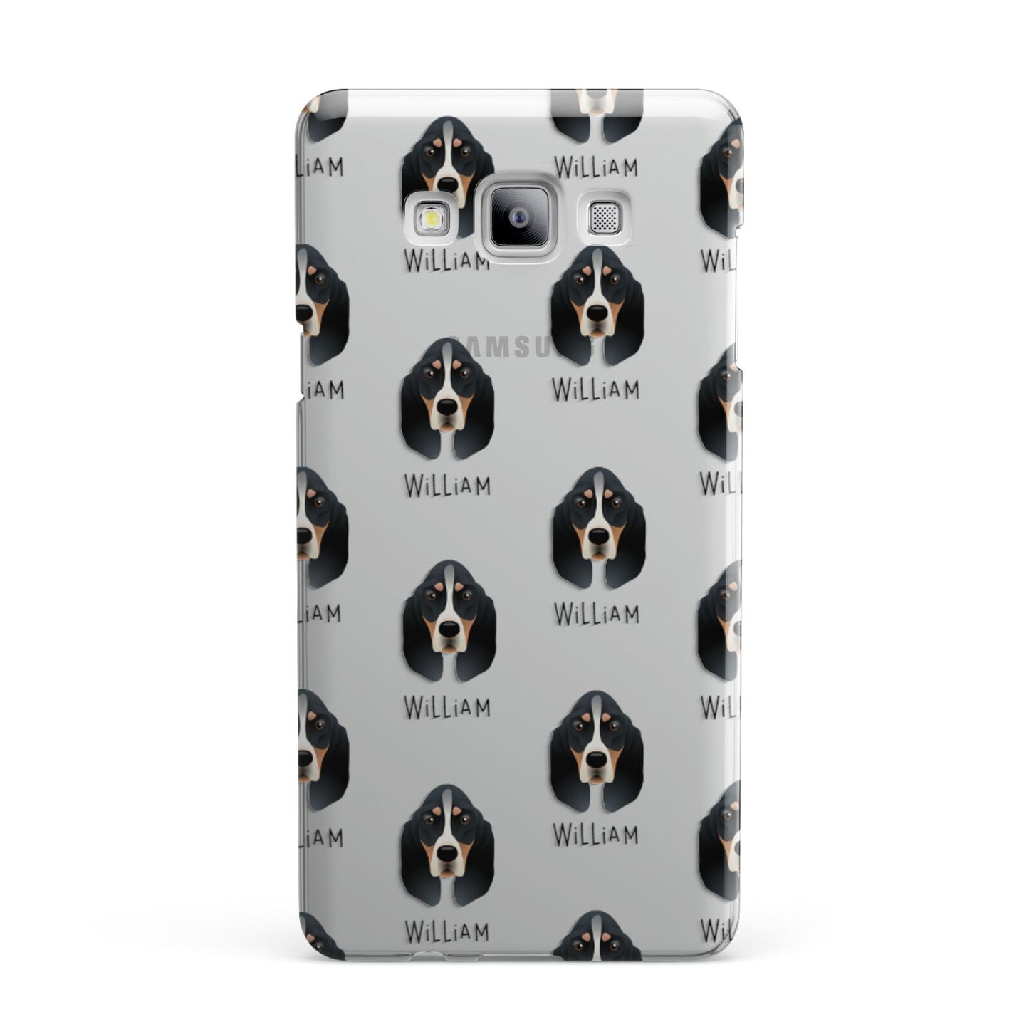 Basset Bleu De Gascogne Icon with Name Samsung Galaxy A7 2015 Case