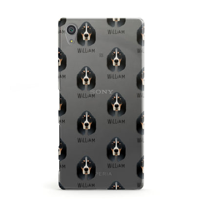 Basset Bleu De Gascogne Icon with Name Sony Xperia Case