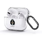 Basset Bleu De Gascogne Personalised AirPods Glitter Case 3rd Gen Side Image