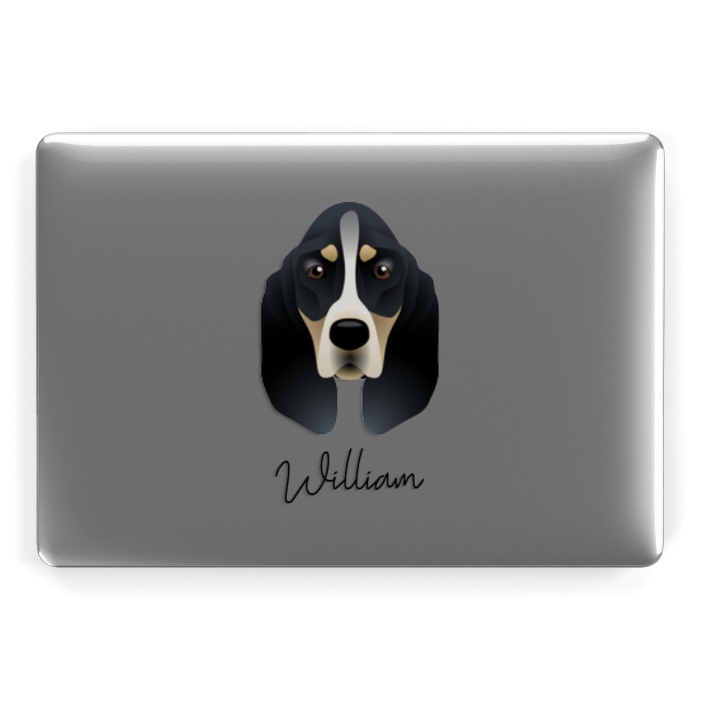 Basset Bleu De Gascogne Personalised Apple MacBook Case