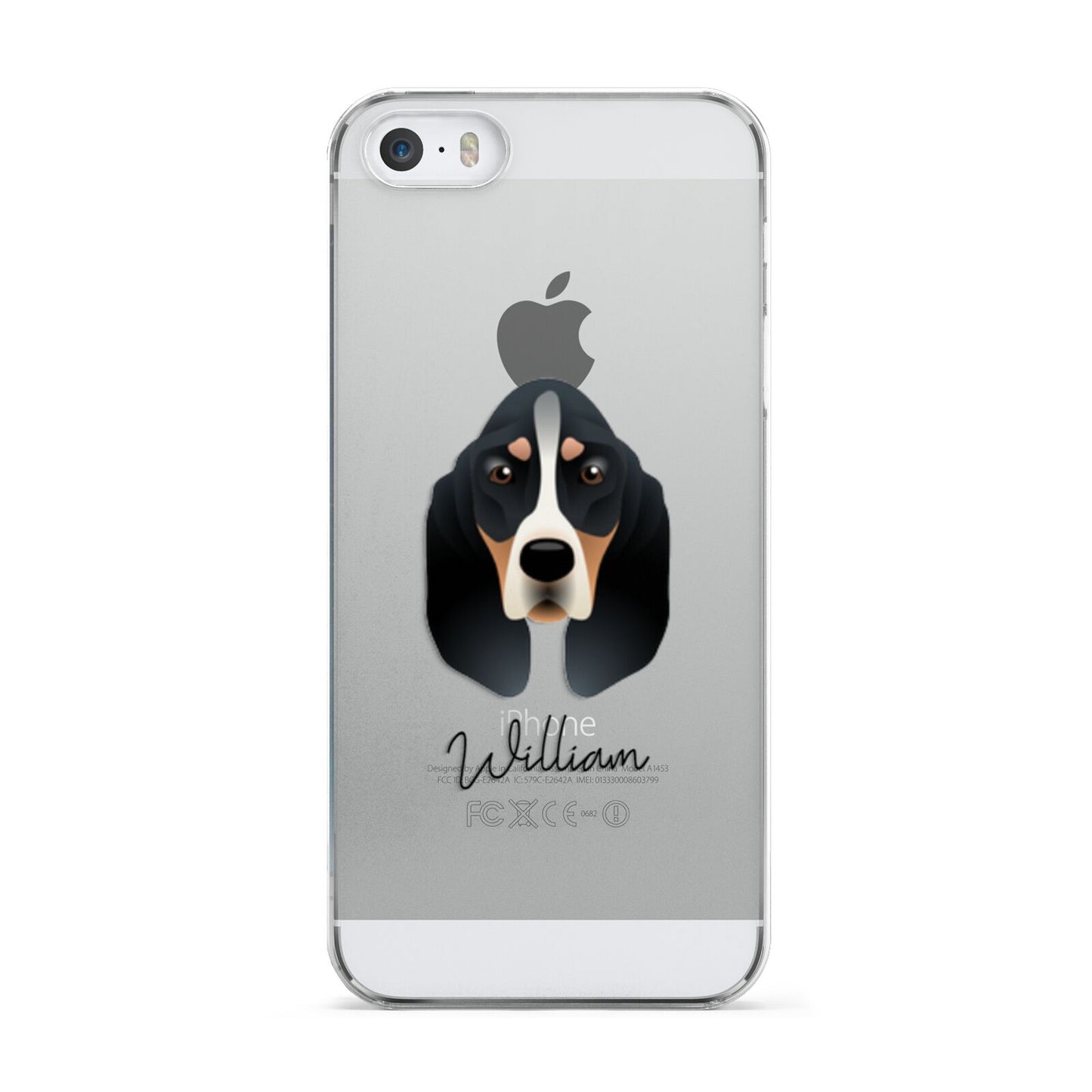 Basset Bleu De Gascogne Personalised Apple iPhone 5 Case