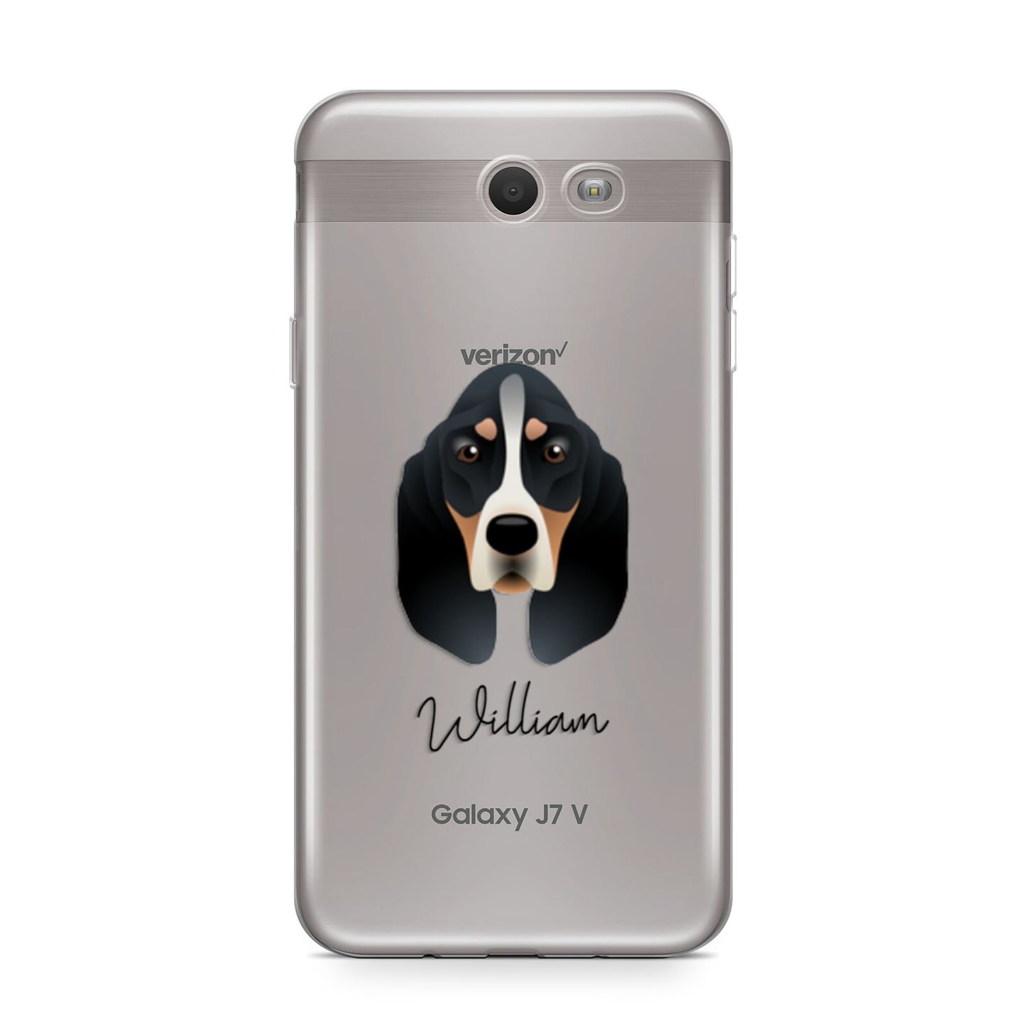 Basset Bleu De Gascogne Personalised Samsung Galaxy J7 2017 Case