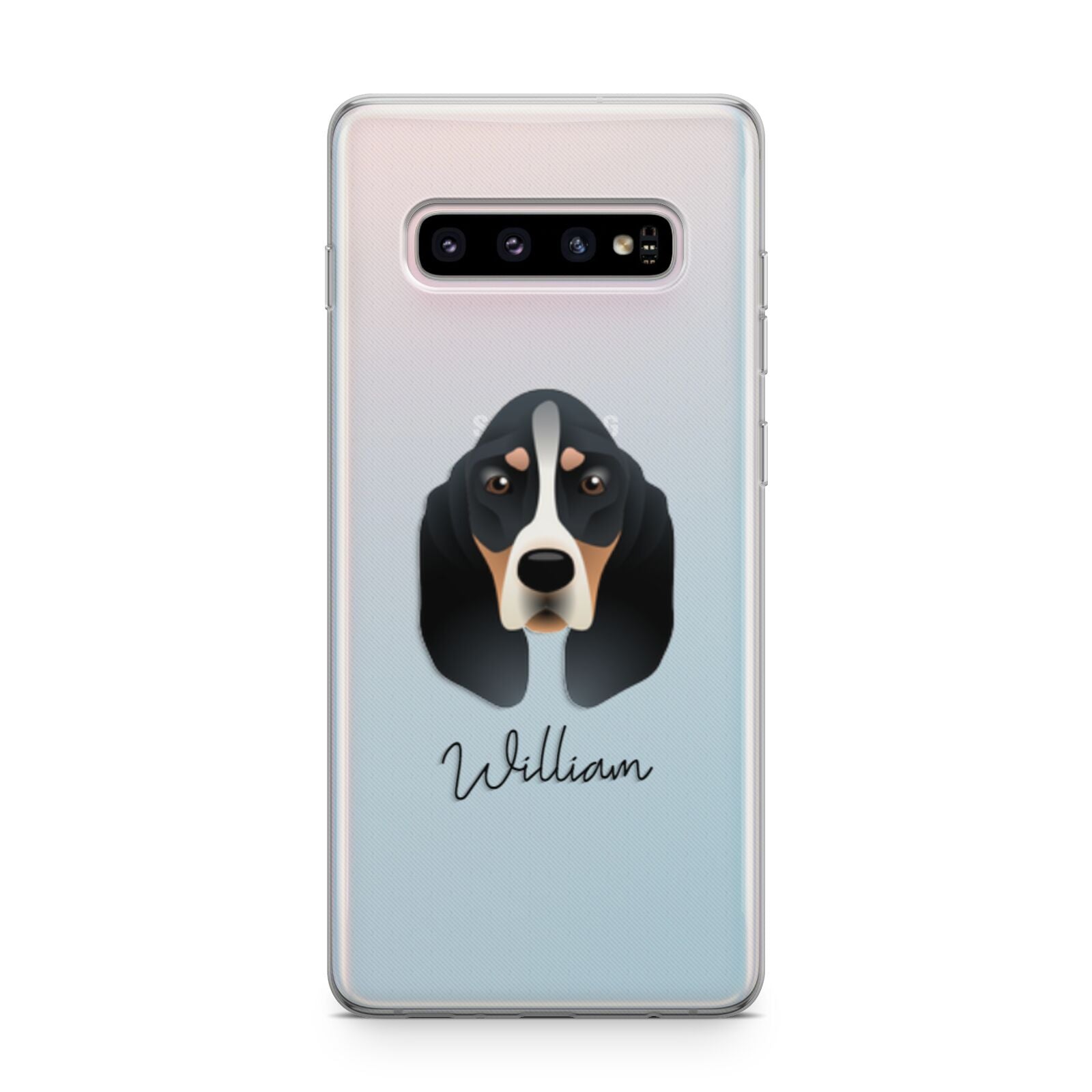 Basset Bleu De Gascogne Personalised Samsung Galaxy S10 Plus Case