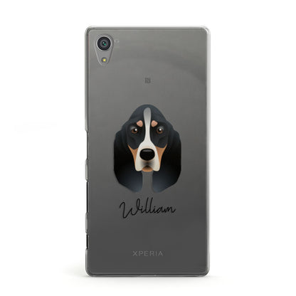 Basset Bleu De Gascogne Personalised Sony Xperia Case