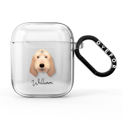 Basset Fauve De Bretagne Personalised AirPods Clear Case