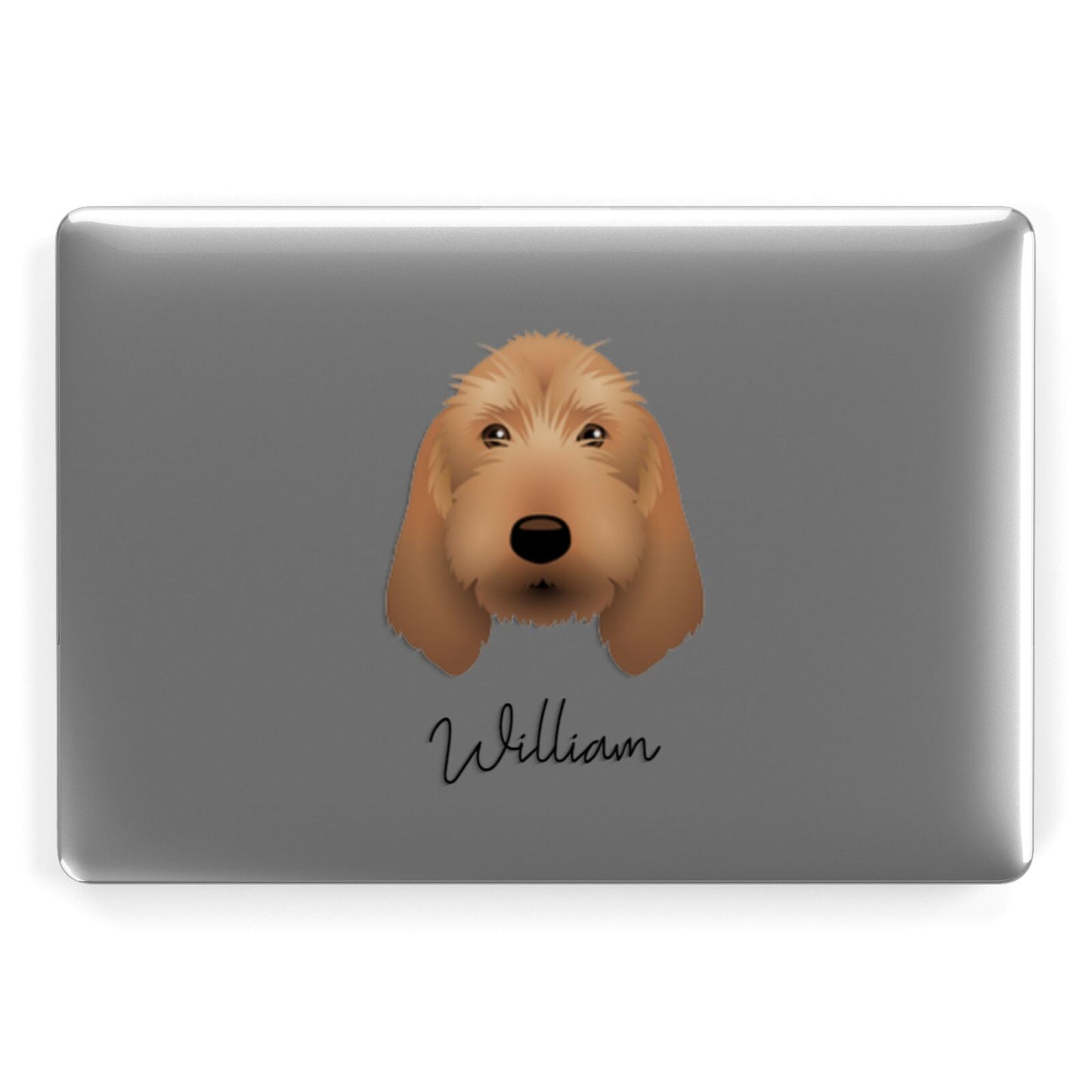 Basset Fauve De Bretagne Personalised Apple MacBook Case