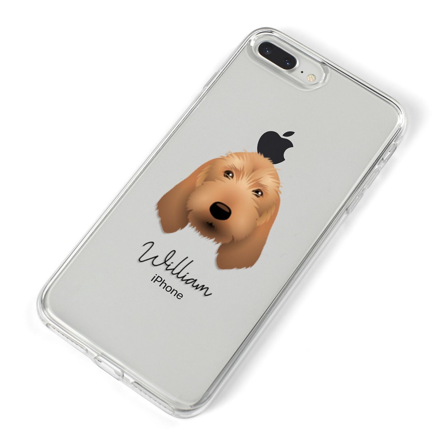 Basset Fauve De Bretagne Personalised iPhone 8 Plus Bumper Case on Silver iPhone Alternative Image