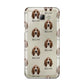 Basset Hound Icon with Name Samsung Galaxy A8 2016 Case