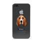 Basset Hound Personalised Apple iPhone 4s Case
