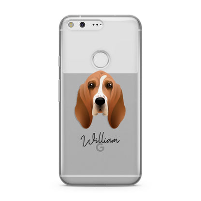 Basset Hound Personalised Google Pixel Case