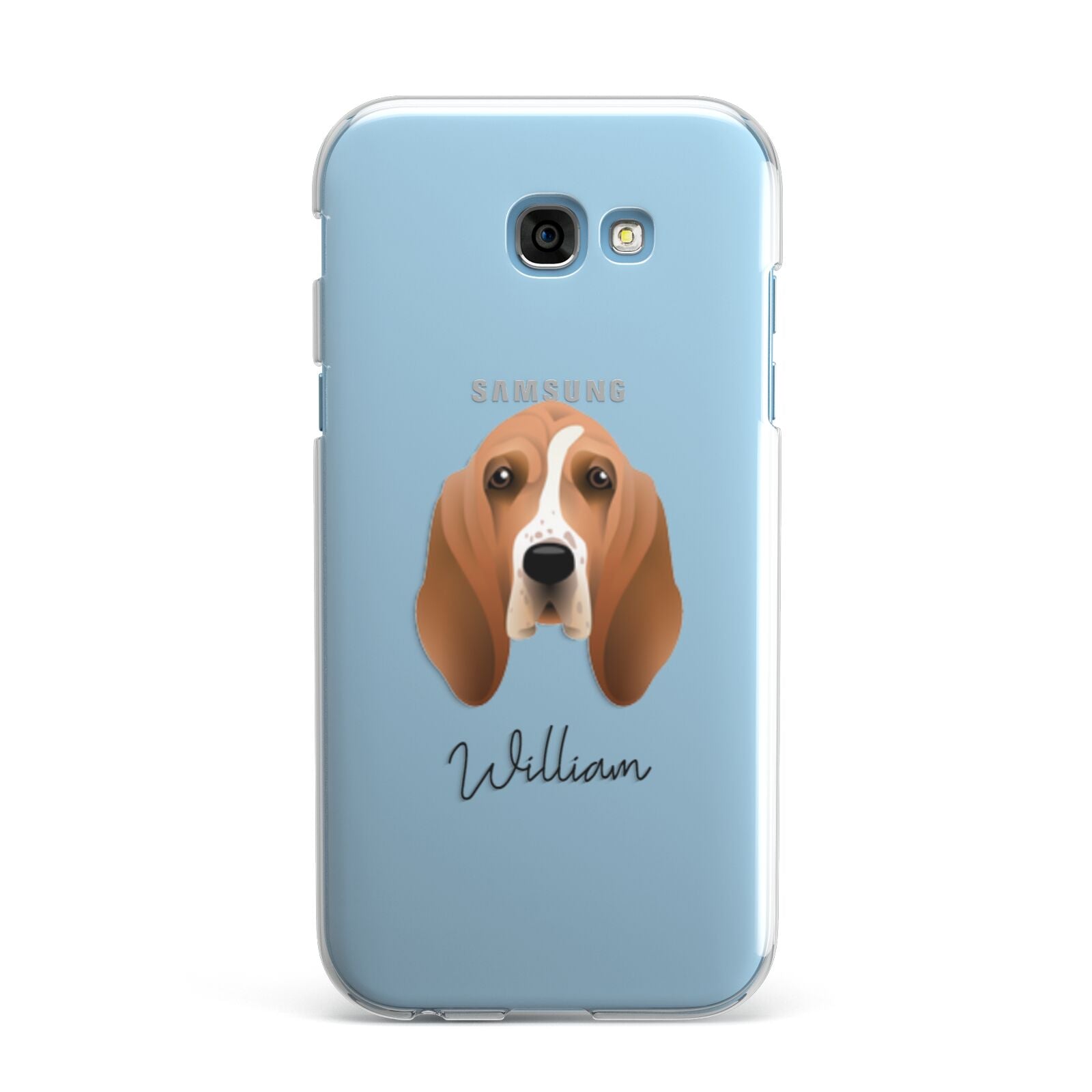 Basset Hound Personalised Samsung Galaxy A7 2017 Case