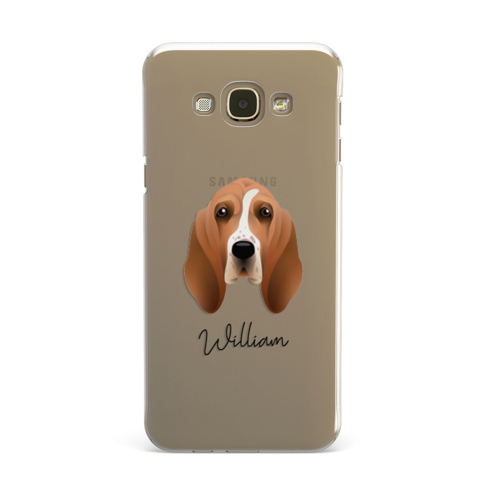 Basset Hound Personalised Samsung Galaxy A8 Case