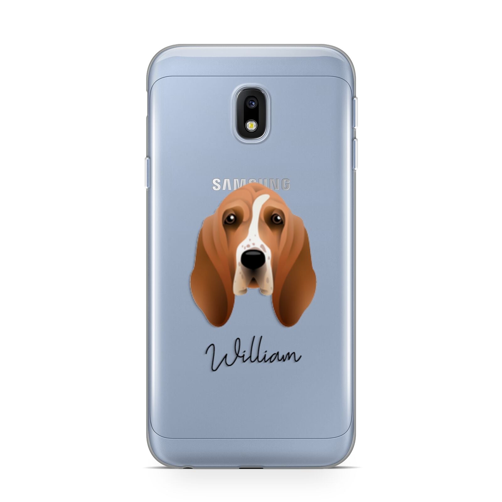 Basset Hound Personalised Samsung Galaxy J3 2017 Case