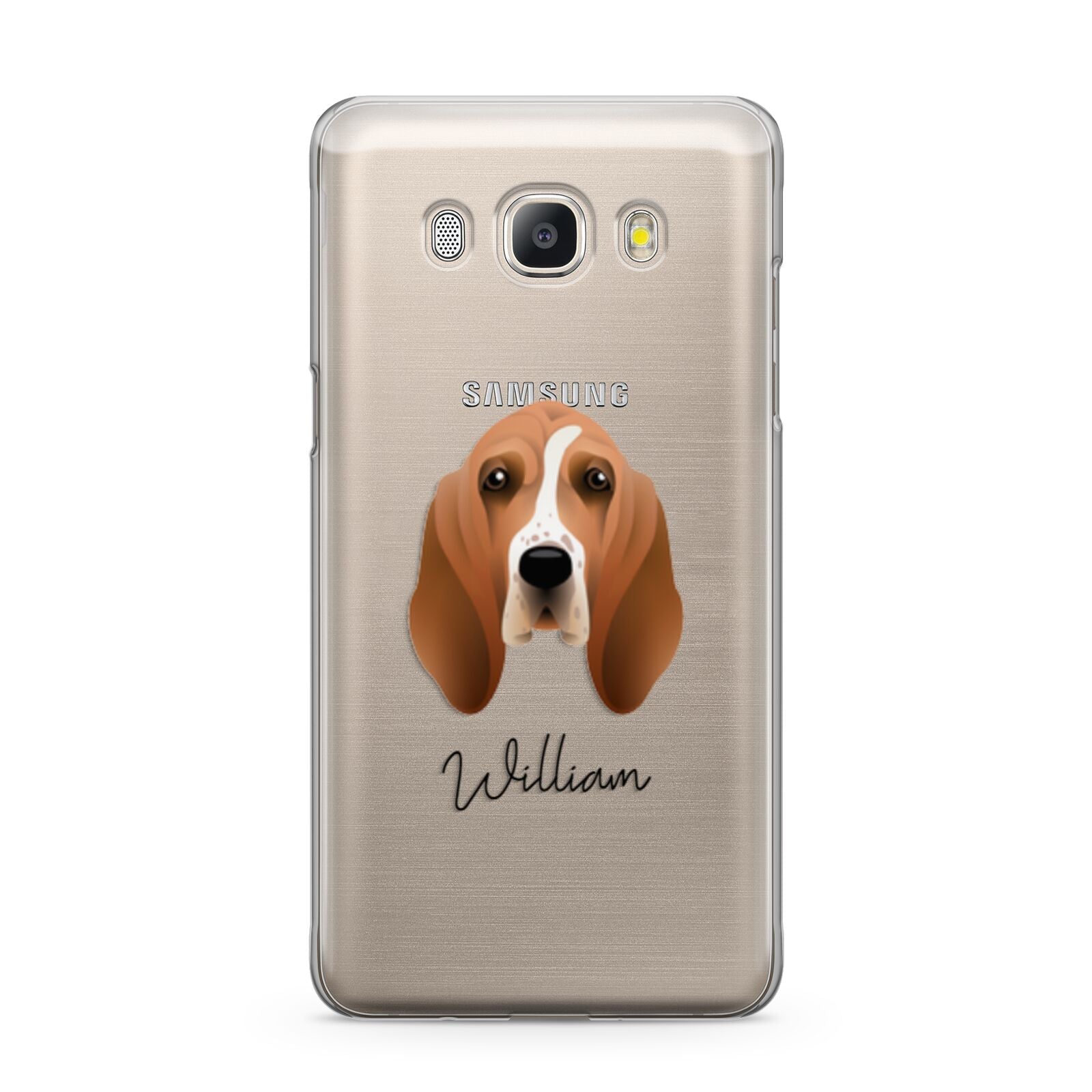 Basset Hound Personalised Samsung Galaxy J5 2016 Case