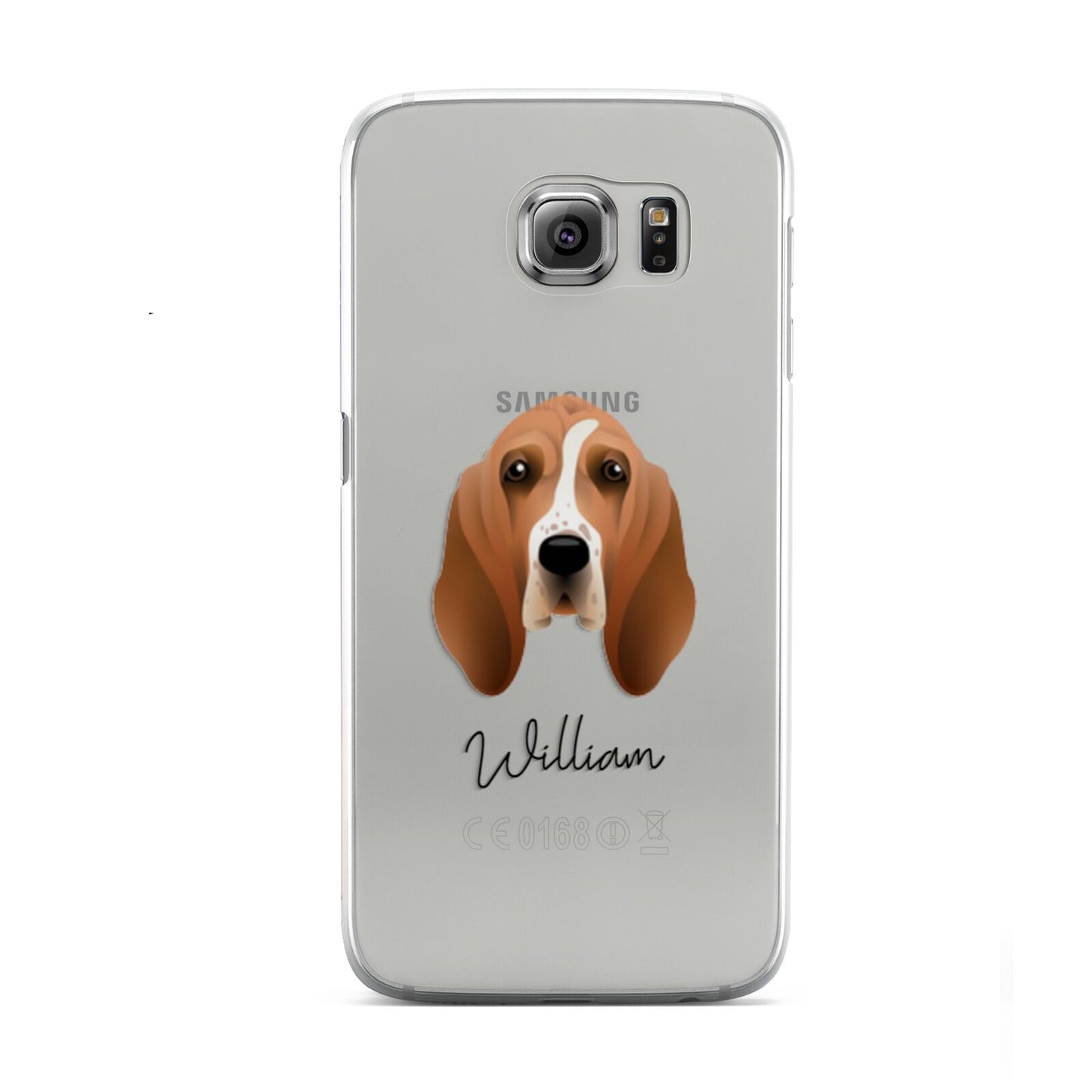 Basset Hound Personalised Samsung Galaxy S6 Case