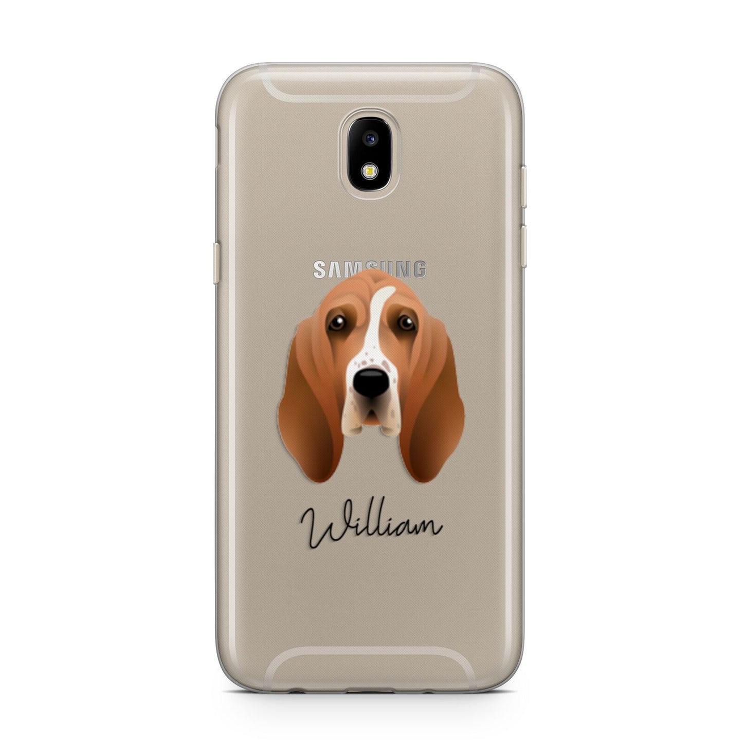 Basset Hound Personalised Samsung J5 2017 Case