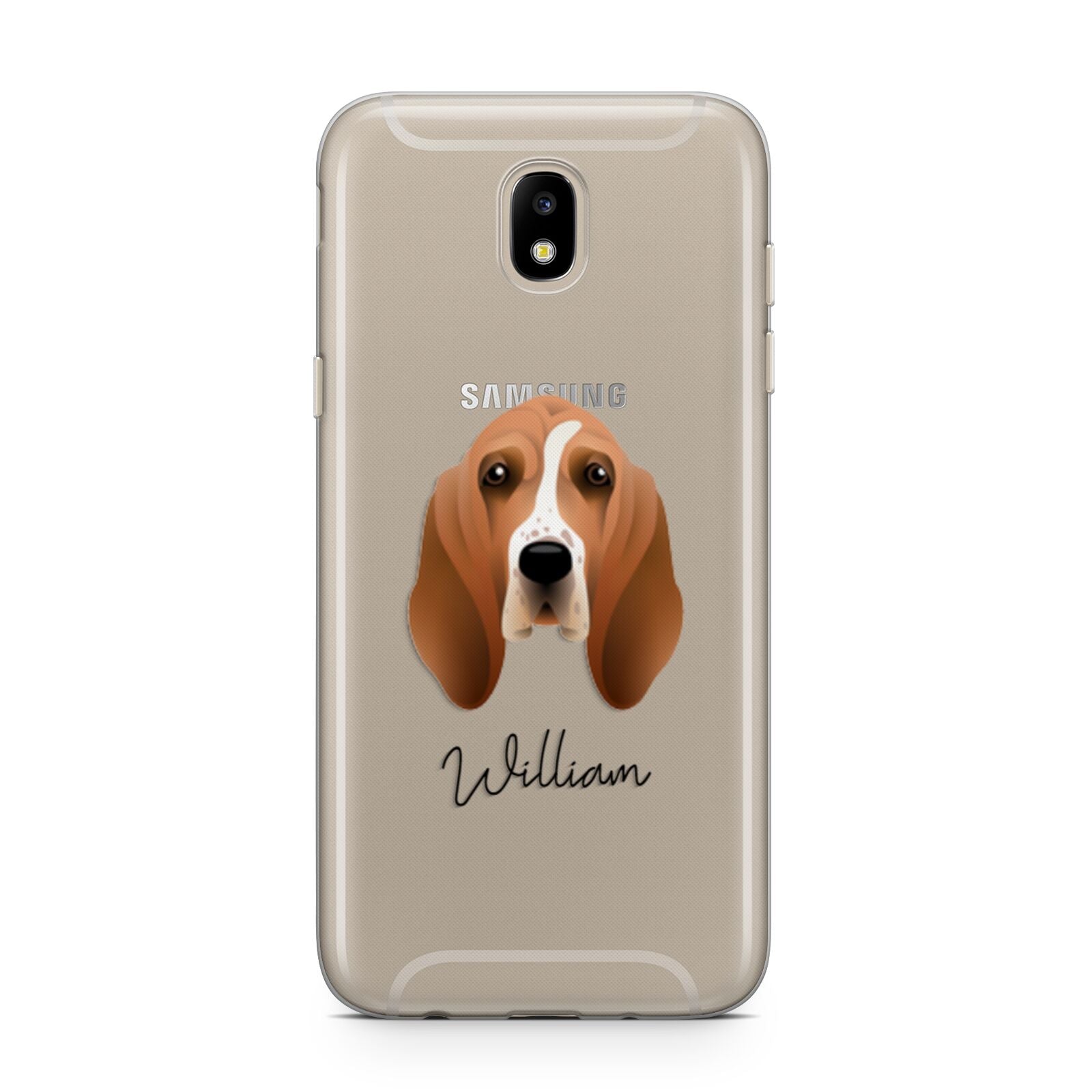 Basset Hound Personalised Samsung J5 2017 Case