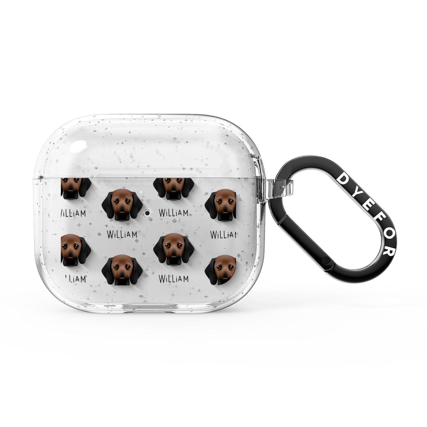 Bassugg Icon with Name AirPods Glitter Case 3rd Gen