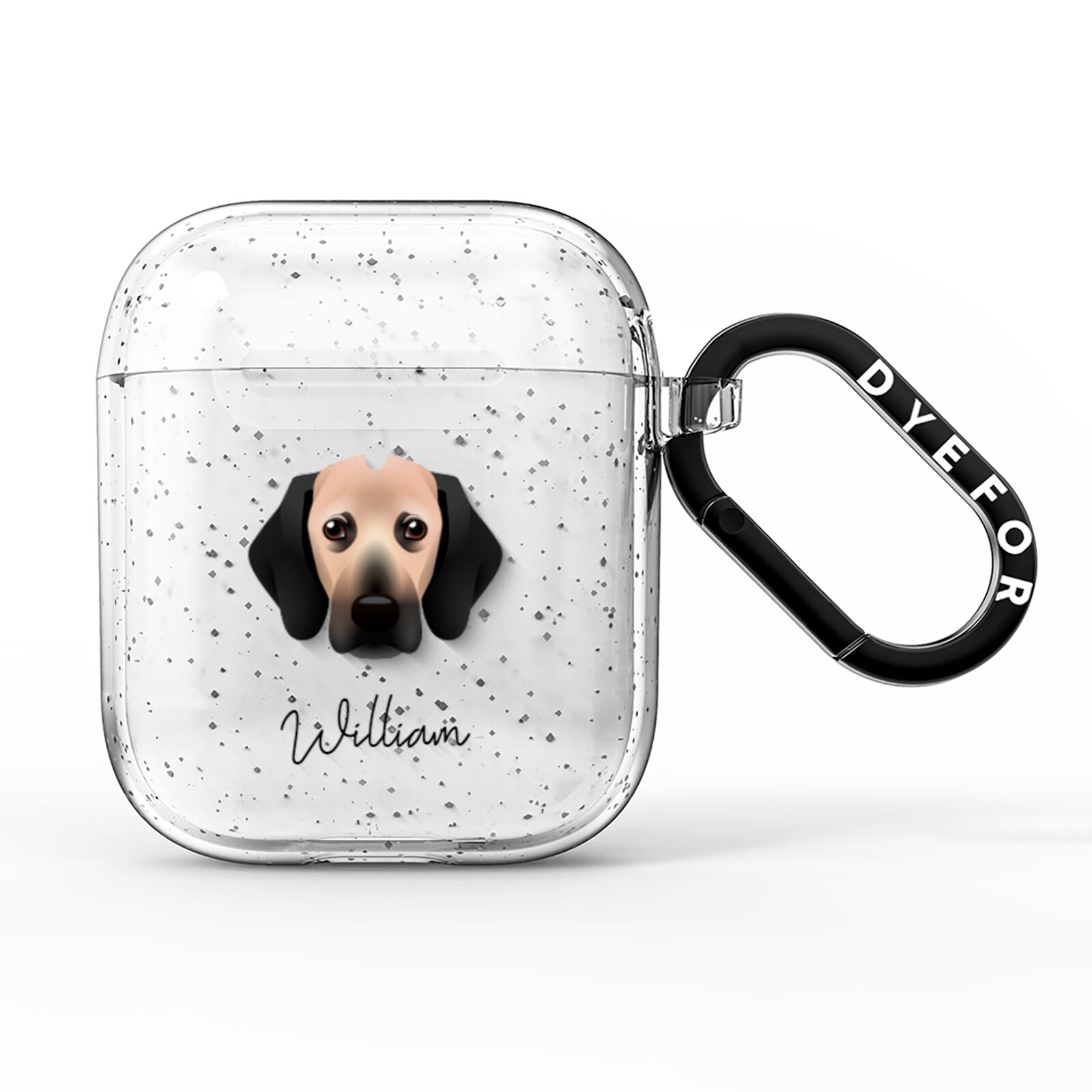 Bassugg Personalised AirPods Glitter Case