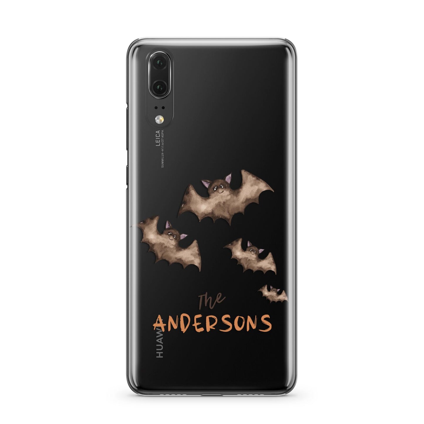 Bat Family Personalised Huawei P20 Phone Case